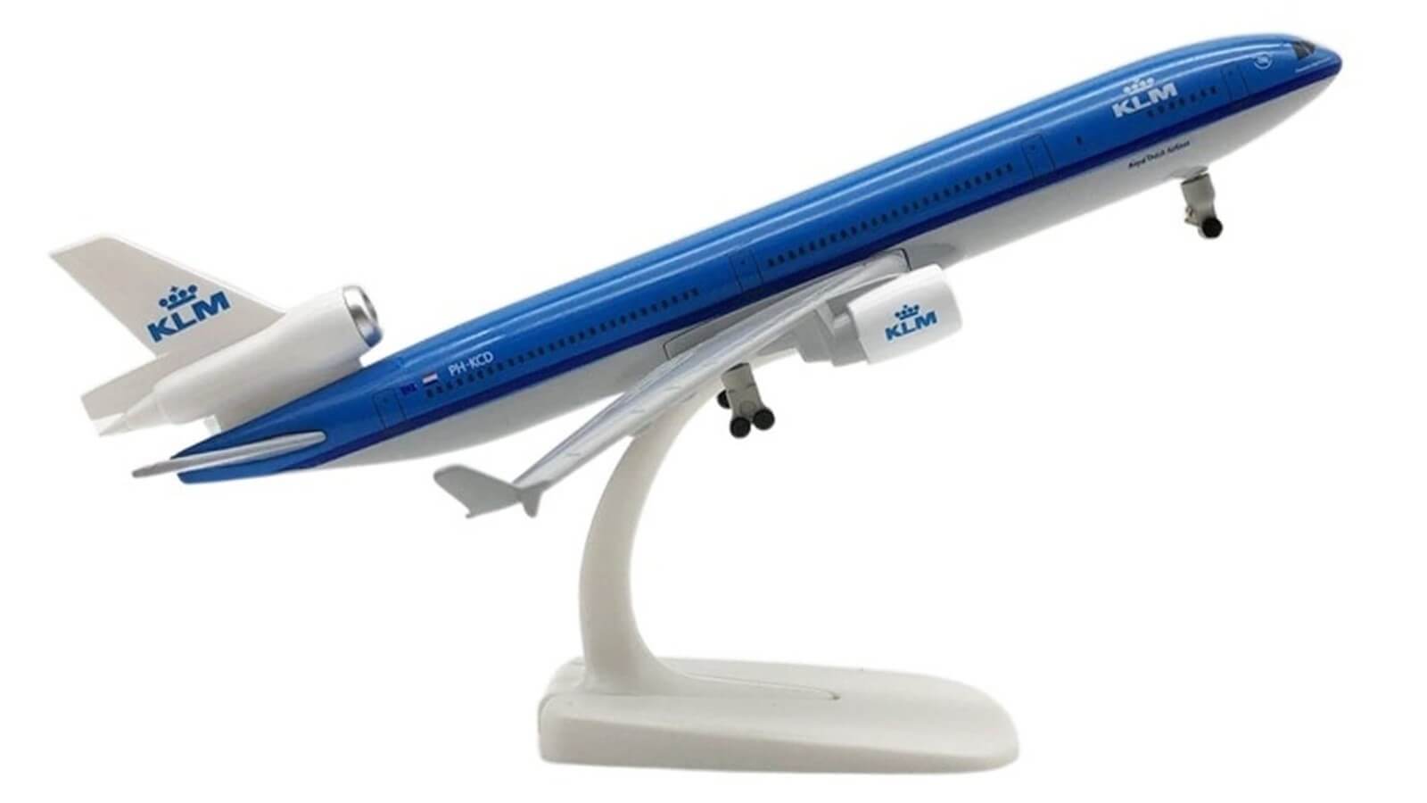 خرید ماکت هواپیما مکدانل داگلاس MD-11 کی ال ام | Airplane Model 20CM ...