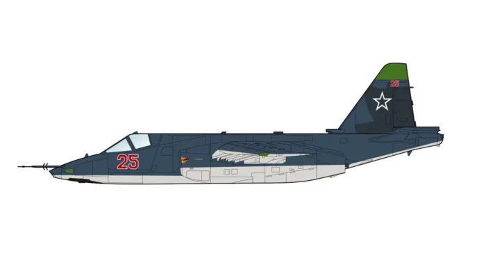 ماکت هواپیما روسی Su-25SM ایر فورس 1:72 (2)