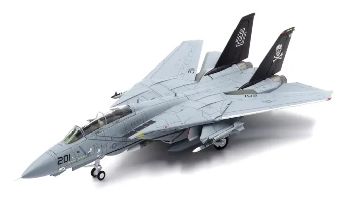 ماکت هواپیما کالیبر وینگز Grumman F14A Tomcat Jolly Rogers نیرو دریایی آمریکا (5)