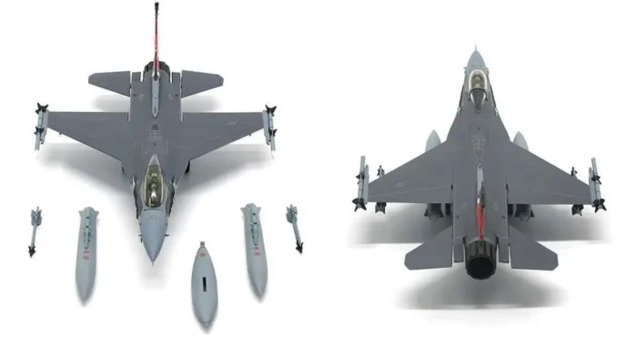 ماکت هواپیما جی سی وینگز F-16C Fighting Falcon گارد ملی نیروی هوایی آمریکا (5)