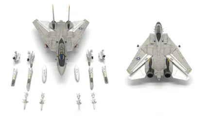 ماکت هواپیما جی سی وینگز Grumman F14A Tomcat نیروی دریایی آمریکا (6)