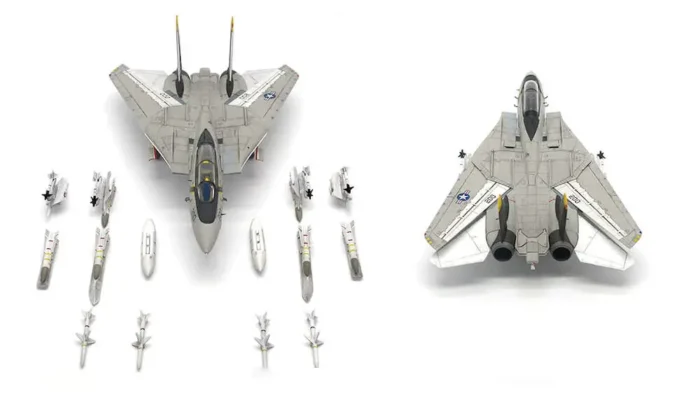 ماکت هواپیما جی سی وینگز Grumman F14A Tomcat نیروی دریایی آمریکا (6)