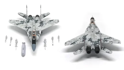 ماکت هواپیما جی سی وینگز MiG-29AS Fulcrum نیرو هوایی اسلواکی (7)