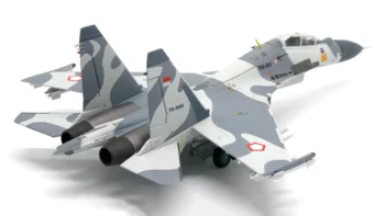 ماکت هواپیما سوخو جی سی وینگز SU-30 MK Flanker-C نیروی هوایی اندونزی (6)