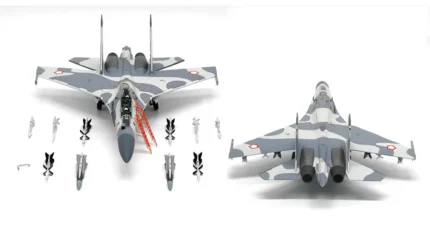 ماکت هواپیما سوخو جی سی وینگز SU-30 MK Flanker-C نیروی هوایی اندونزی (7)