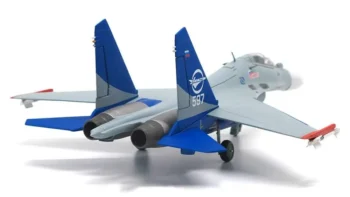 ماکت هواپیما سوخو جی سی وینگز Su30LL Flanker موسسه تحقیقاتی پرواز روسیه (6)