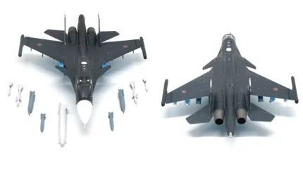 ماکت هواپیما سوخو جی سی وینگز Su34 Fullback نیرو هوایی روسیه (5)