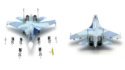 ماکت هواپیما سوخو Su27 Flanker نیرو هوایی روسیه (8)