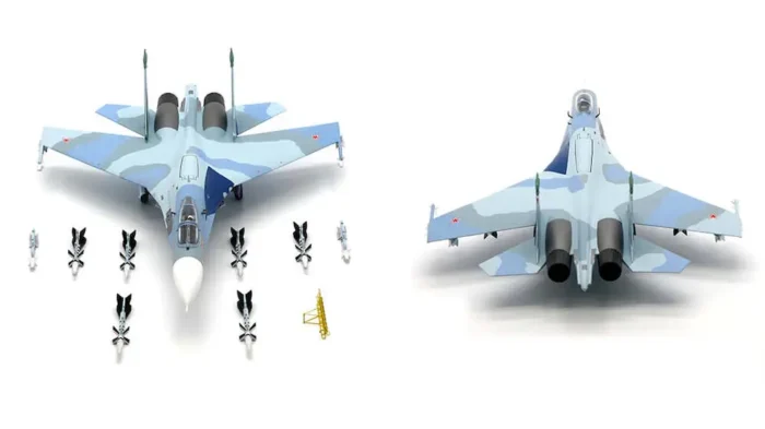 ماکت هواپیما سوخو Su27 Flanker نیرو هوایی روسیه (8)