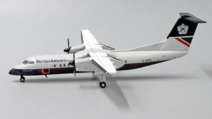 ماکت هواپیما جیسی وینگز Express Bombardier Dash8-Q300 هواپیمایی بریتانیا (10)