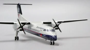 ماکت هواپیما جیسی وینگز Express Bombardier Dash8-Q300 هواپیمایی بریتانیا (2)