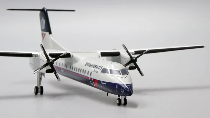 ماکت هواپیما جیسی وینگز Express Bombardier Dash8-Q300 هواپیمایی بریتانیا (2)