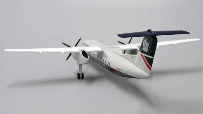ماکت هواپیما جیسی وینگز Express Bombardier Dash8-Q300 هواپیمایی بریتانیا (3)