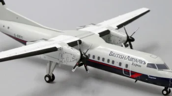 ماکت هواپیما جیسی وینگز Express Bombardier Dash8-Q300 هواپیمایی بریتانیا (5)