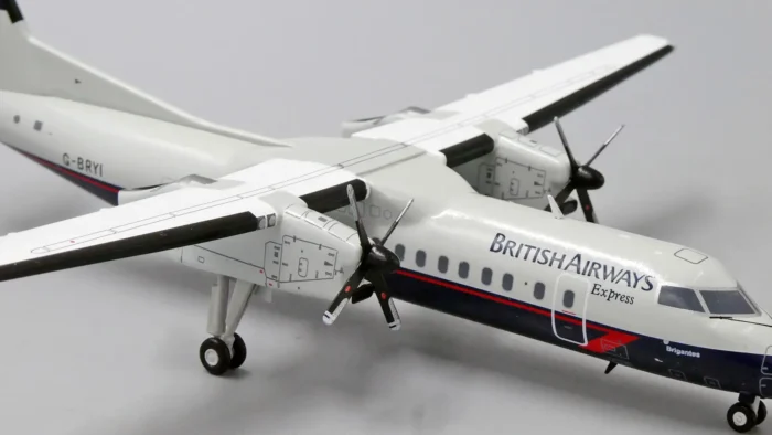 ماکت هواپیما جیسی وینگز Express Bombardier Dash8-Q300 هواپیمایی بریتانیا (5)