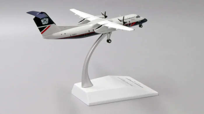 ماکت هواپیما جیسی وینگز Express Bombardier Dash8-Q300 هواپیمایی بریتانیا (8)