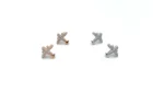 گوشواره نقره طرح هواپیما (1)