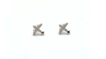 گوشواره نقره طرح هواپیما (5)