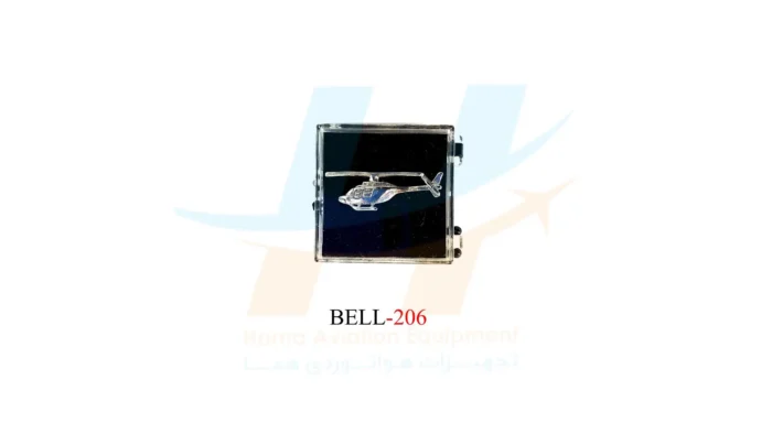 پین هلیکوپتر BELL 206 نقره‌ای رنگ