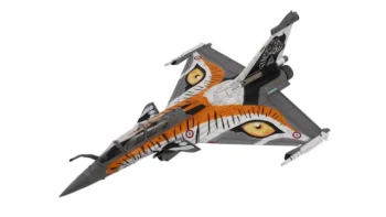 ماکت هواپیما جنگنده Dassault Rafale B Arctic Tiger (7)