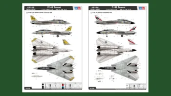 کیت هواپیما F-14A Tomcat 80366 مقیاس 1:48 (8)