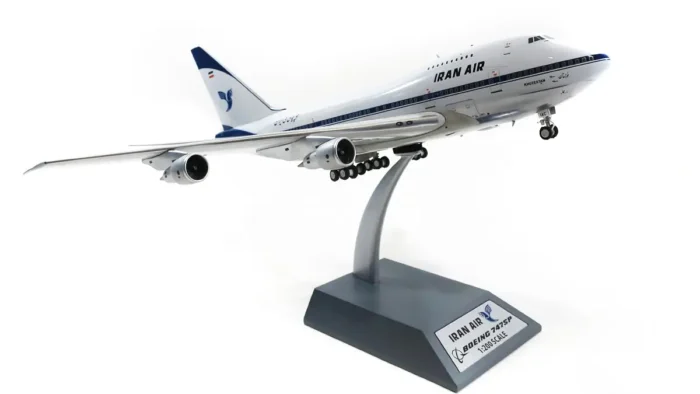 ماکت هواپیما ایران ایر Boeing 747SP EP-IAC مقیاس 1:200 (4)