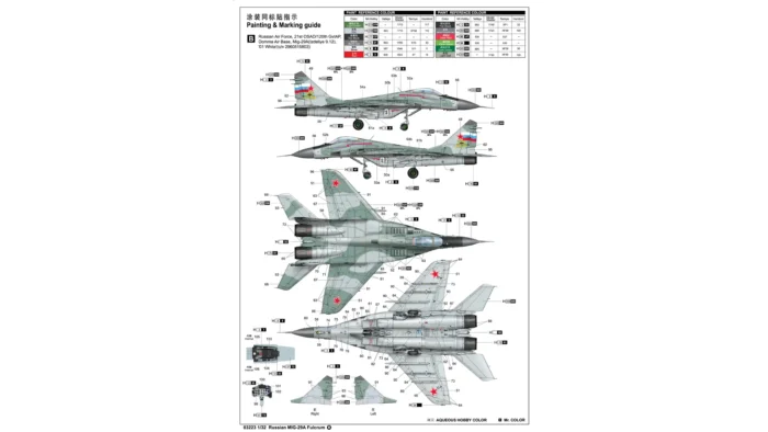 کیت هواپیما MIG-29A Fulcrum 03223 مقیاس 1:32 (1)