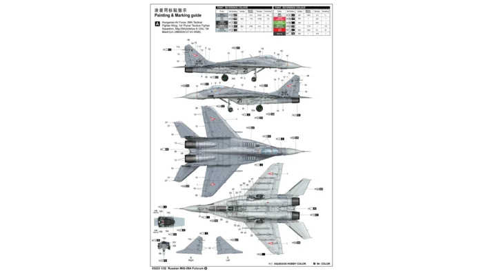 کیت هواپیما MIG-29A Fulcrum 03223 مقیاس 1:32 (11)