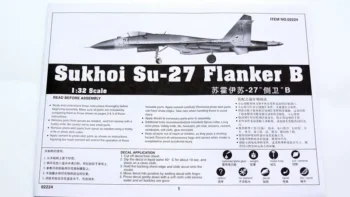 کیت هواپیما سوخو Su-27 Flanker B 02224 مقیاس 1:32 (5)