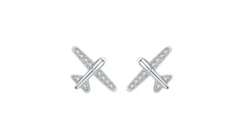 گوشواره طرح هواپیما مدل PE010 (5)