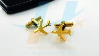 دکمه سر آستین طرح هواپیما مدل SB008 (4)