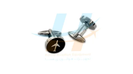 دکمه سر آستین طرح هواپیما مدل SB009 (1)
