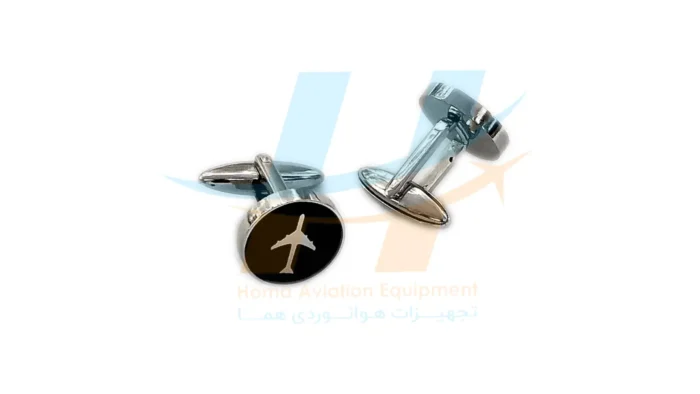 دکمه سر آستین طرح هواپیما مدل SB009 (1)