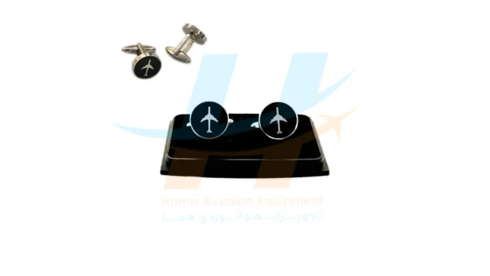 دکمه سر آستین طرح هواپیما مدل SB009 (2)