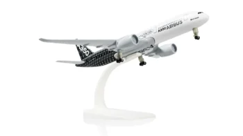 ماکت هواپیما ایرباس ۳۵۰ کارخانه | Airplane Model 20CM Airbus A350 House Color - Image 2