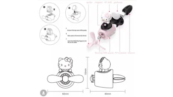 خوشبو کننده ماشین طرح Hello Kitty (1)