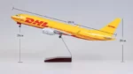 ماکت هواپیما بویینگ 737 DHL دی اچ ال 47 سانتی (3)