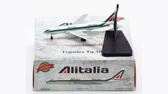 ماکت هواپیما توپولف TU-104A آلیتالیا ایرلاینز (3)