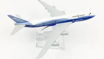 ماکت هواپیما بویینگ Boeing 747 House Color سایز 16 سانتی‌متر (2)