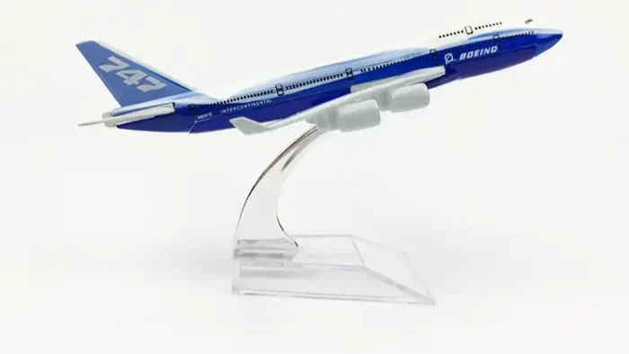 ماکت هواپیما بویینگ Boeing 747 House Color سایز 16 سانتی‌متر (4)