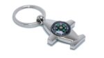 Airplane compass keychain
