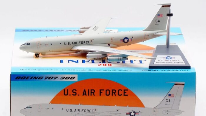ماکت هواپیما بوئینگ ۷۰۷ نیروی هوایی امریکا | Inflight 1:200 Boeing 707-300C E-8C US Air Force - Image 5
