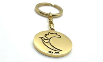 جاکلیدی هواپیمایی اتا ATA Airline Keychain KH049 - Image 2