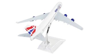 Airplane Model 16cm Boeing 747 One World-AR107