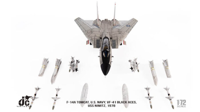 JC Wings 1:72 F-14A Tomcat USN VF-41 Black Aces-Jcw-72-f14-012