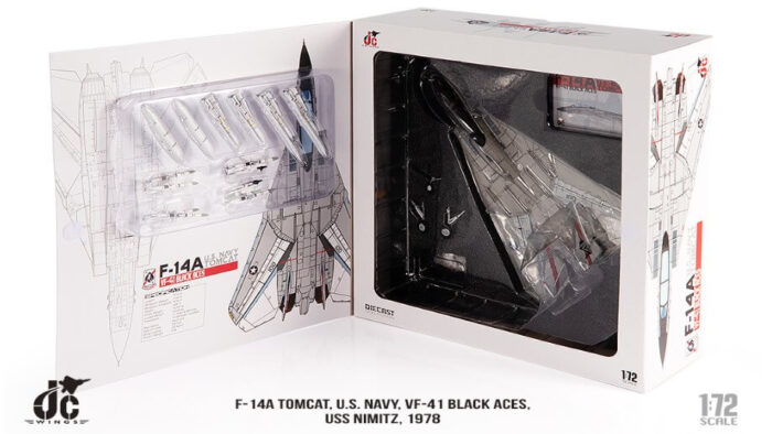JC Wings 1:72 F-14A Tomcat USN VF-41 Black Aces-Jcw-72-f14-012