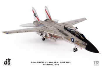 ماکت جنگنده اف 14 تامکت نیروی دریای امریکا | JC Wings 1:72 F-14A Tomcat USN VF-41 Black Aces,USS Nimitz - Image 3