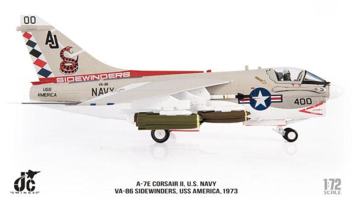 JC Wings 1:72 A-7E Corsair II USN VA-86 Sidewinders-JCW-72-A7-005