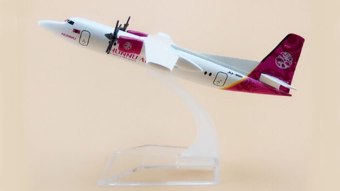 Air Plane Model 16cm ATR 600 Mongolia-AR110