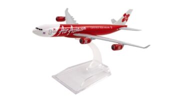 Airplane Model 16cm Airbus A340 Airasia-AR109